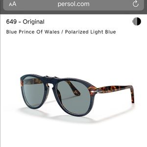 PERSOL 649 Original - Polarized Light Blue